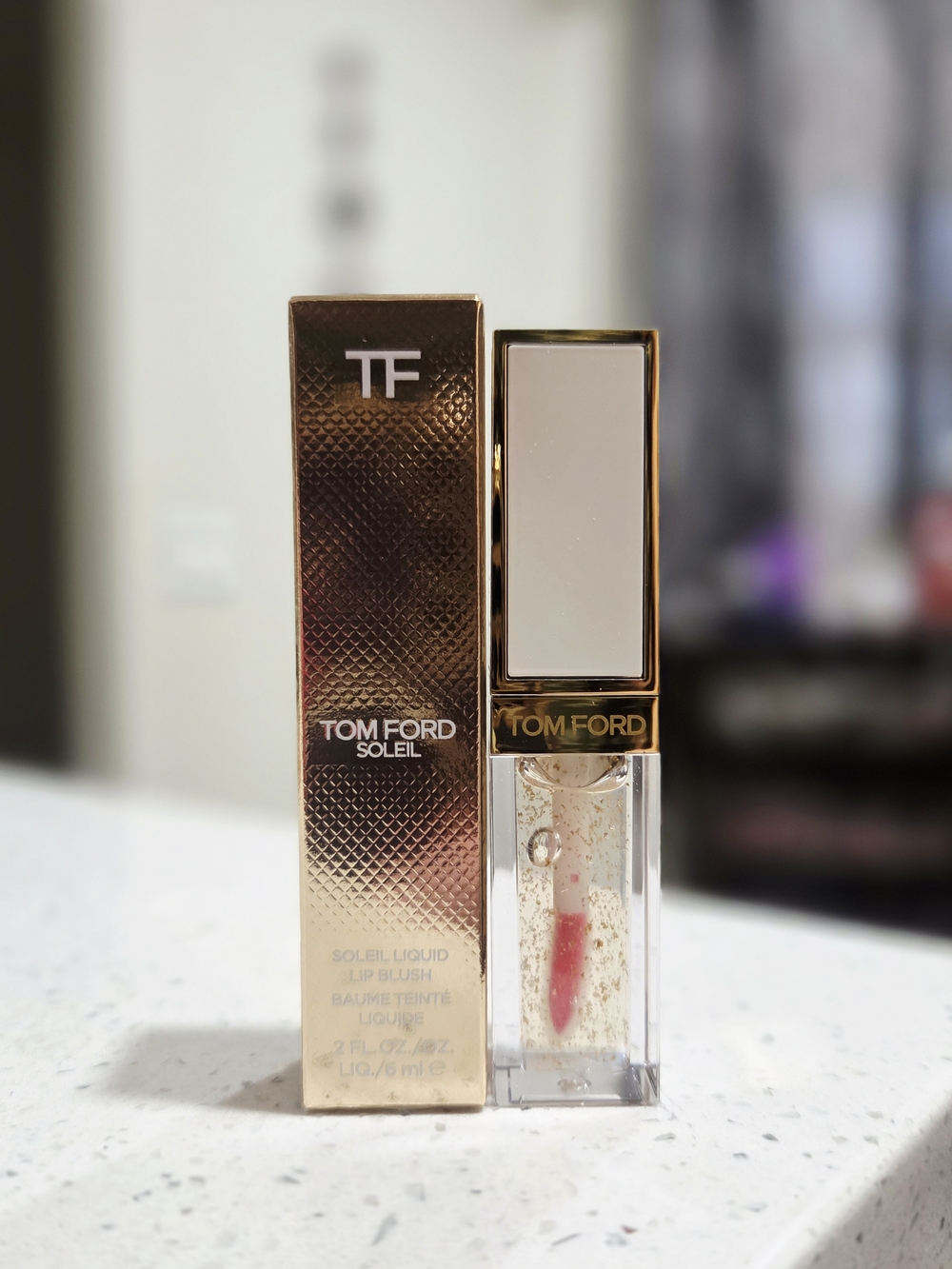 Tom Ford Soleil Liquid Lip Blush — Clear Pink